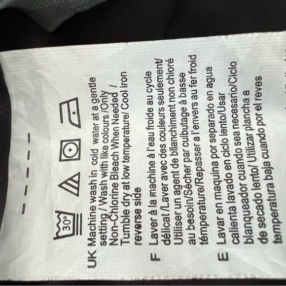 Black and White Wrap Dress, Sz M - Picture 10 of 10